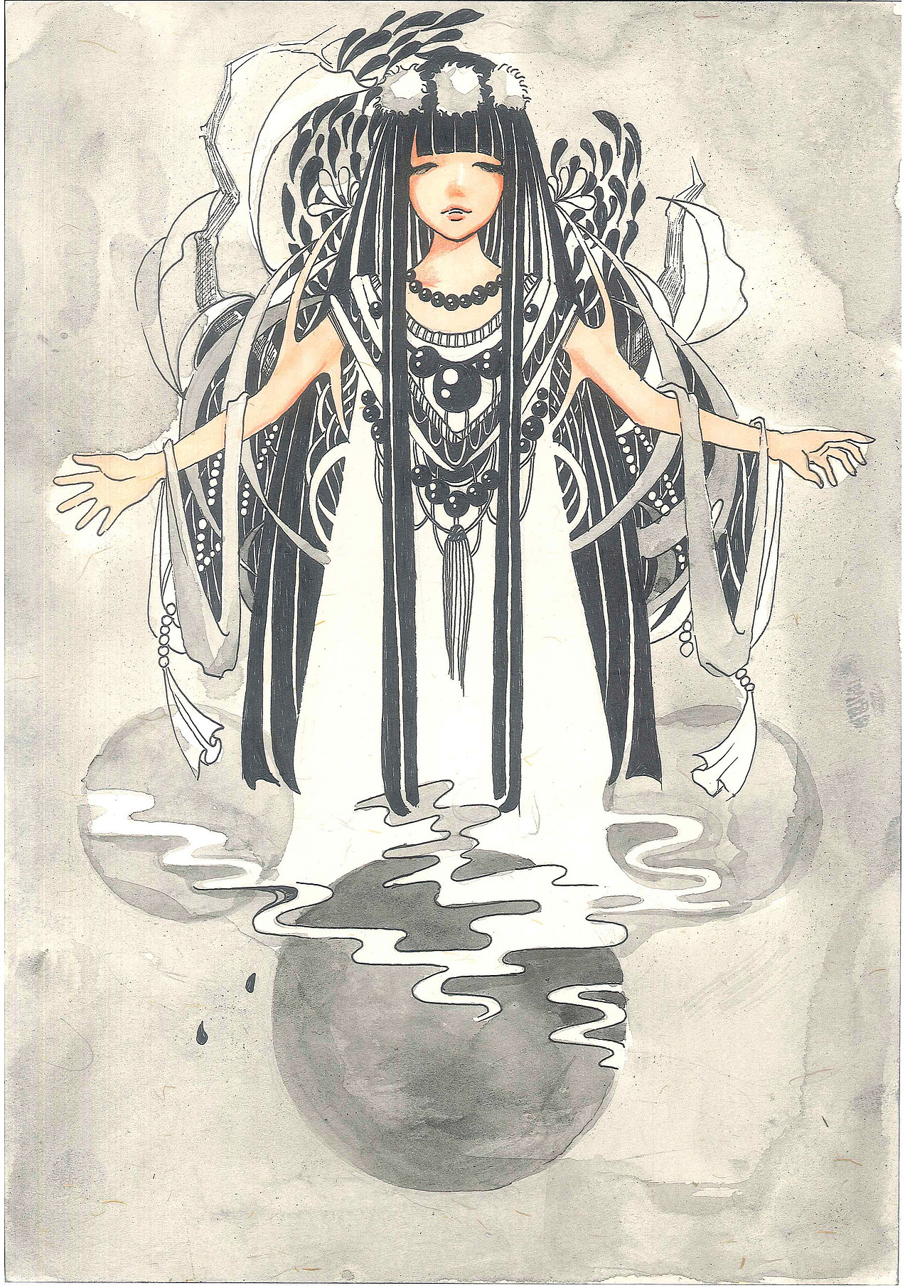 #青春答卷2014#四季歌 拟人手绘 谨以此作，纪念以前没有来得及珍惜的春夏秋冬（图ZMTcwMjgxMTI=） - 商业插画 - 站酷设计师狐狸精小五原创素材 - 站酷ZCOOL