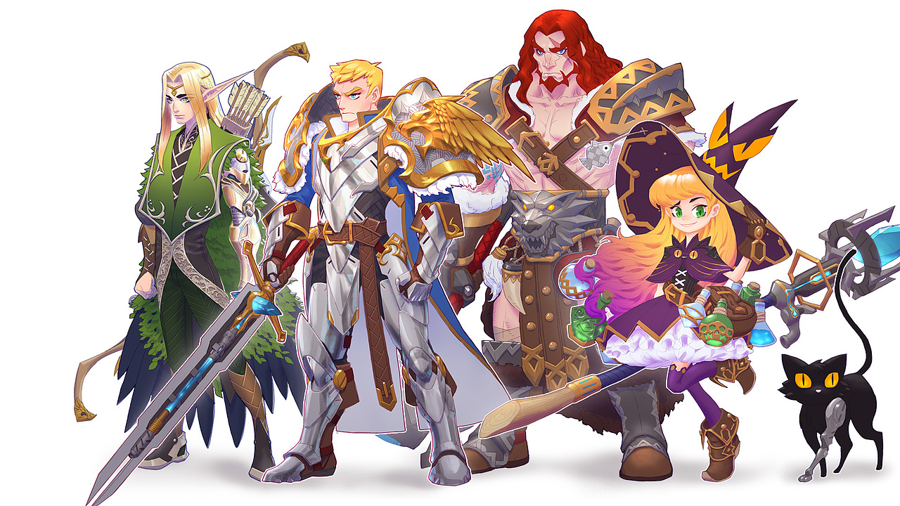 组队出发（图ZMTg4NTkwMDM2） - 游戏原画 - 站酷设计师SPARKleejay原创素材 - 站酷ZCOOL