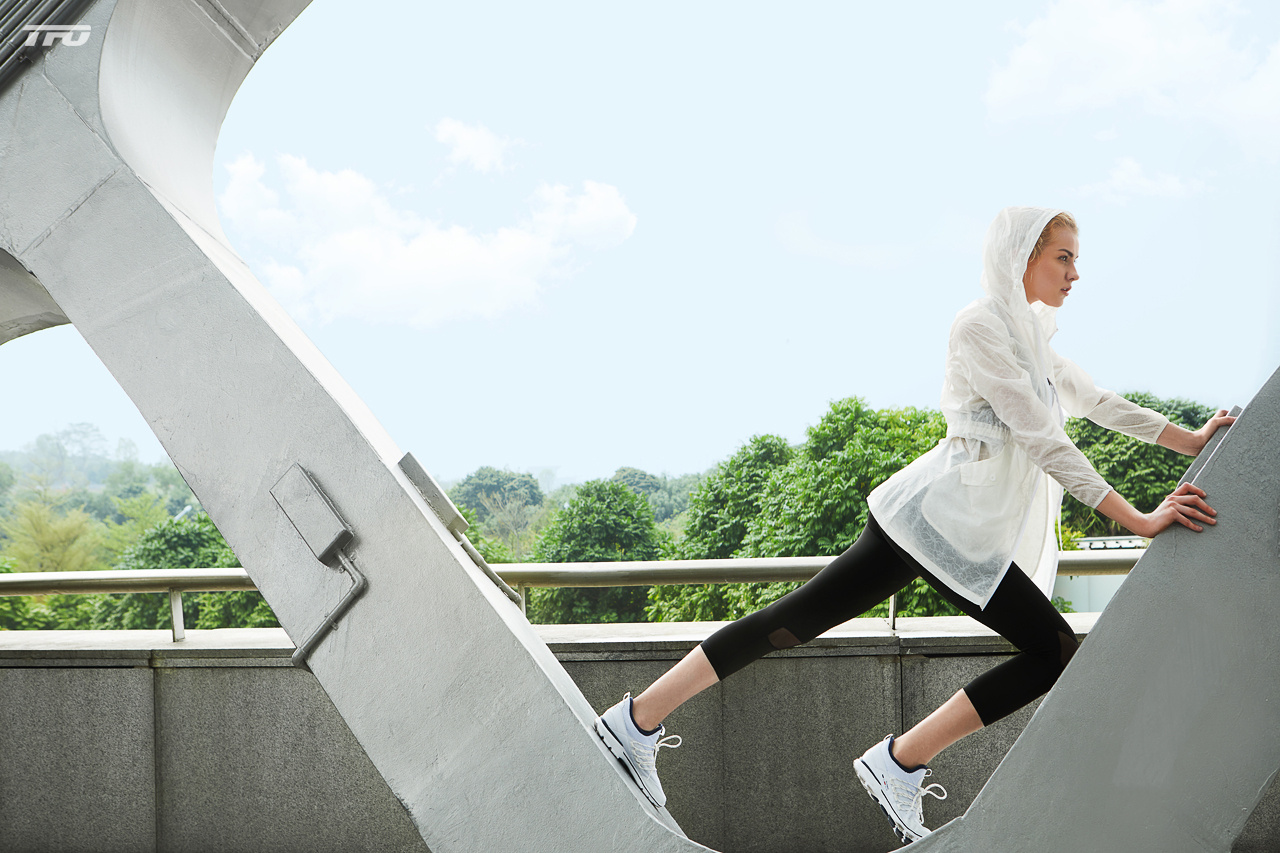 户外跑步服形象拍摄