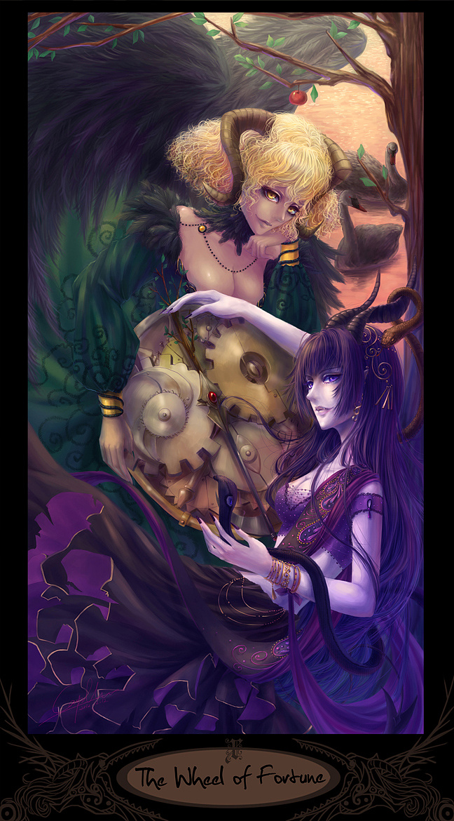 恶魔塔罗牌——命运之轮