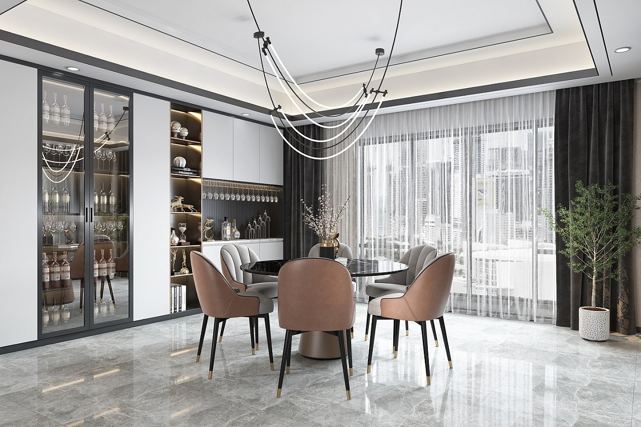 现代轻奢客餐厅