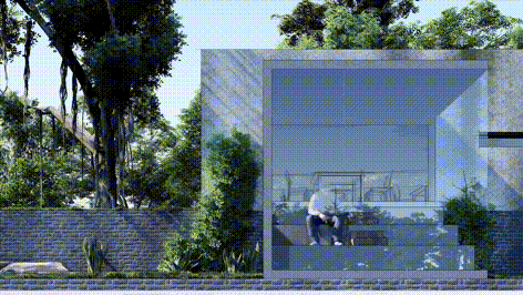 书舍 I Book house 室外表现（图ZMTgzMjQzNzY0） - 建筑设计 - 站酷设计师酷酷涂原创素材 - 站酷ZCOOL