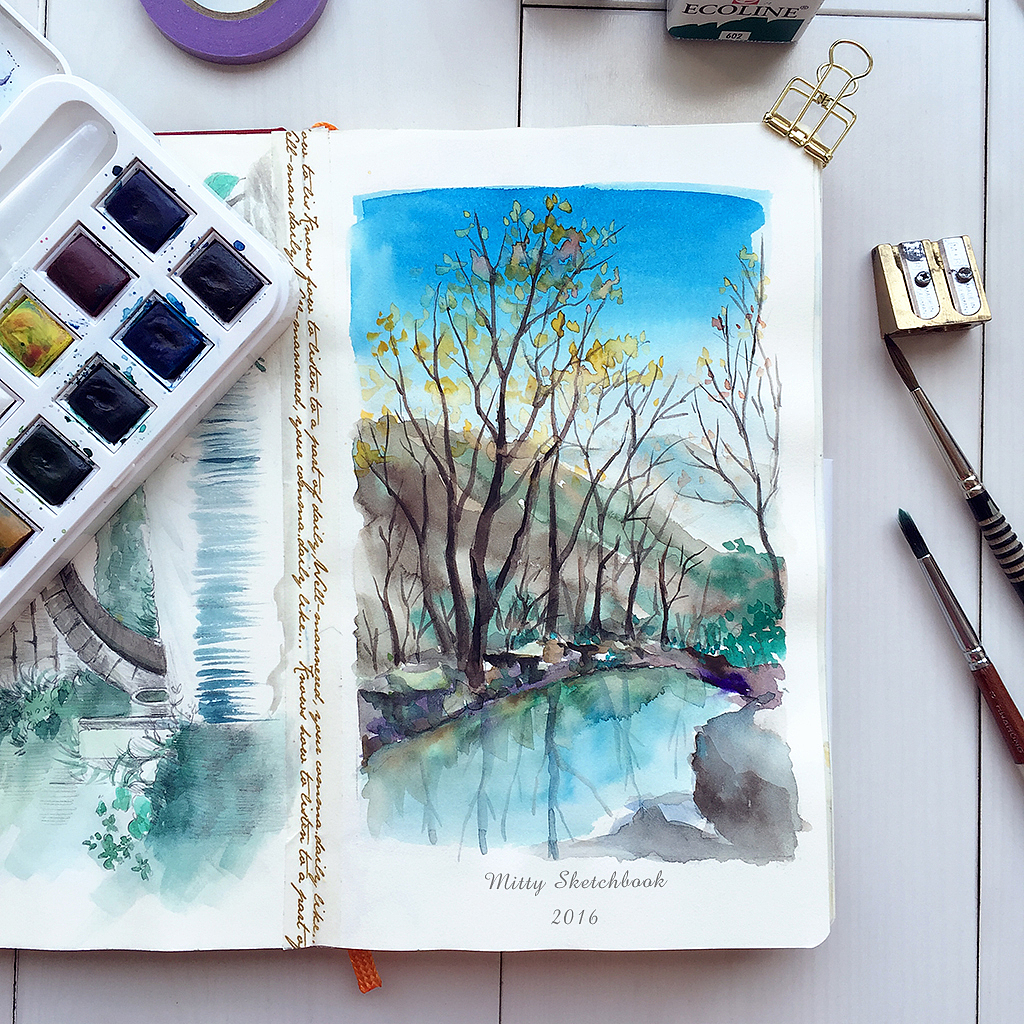 【米蒂速写本子】想来一场说走就走的旅行（图ZNTg0MjU4NzI=） - 商业插画 - 站酷设计师Mitty_米蒂原创素材 - 站酷ZCOOL