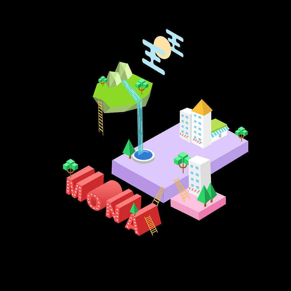 立体世界（图ZNzQ1Mzk4NDA=） - 创作习作 - 站酷设计师一路向北0918原创素材 - 站酷ZCOOL