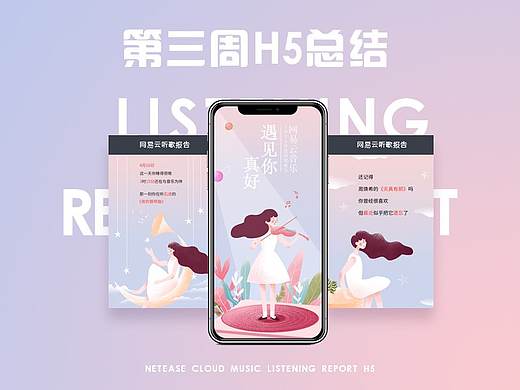 网易云音乐听歌报告H5