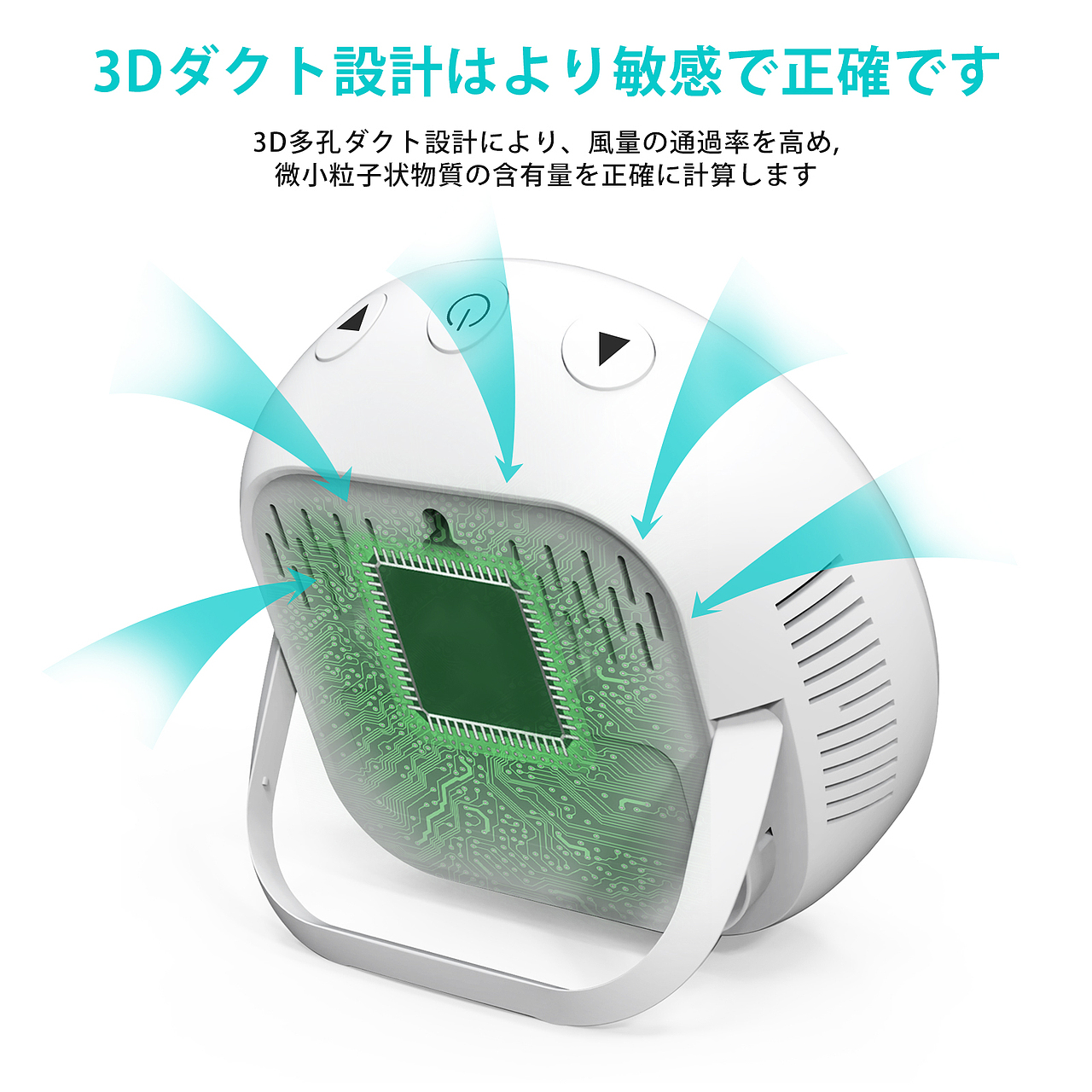 亚马逊- 白色圆形二氧化碳检测仪