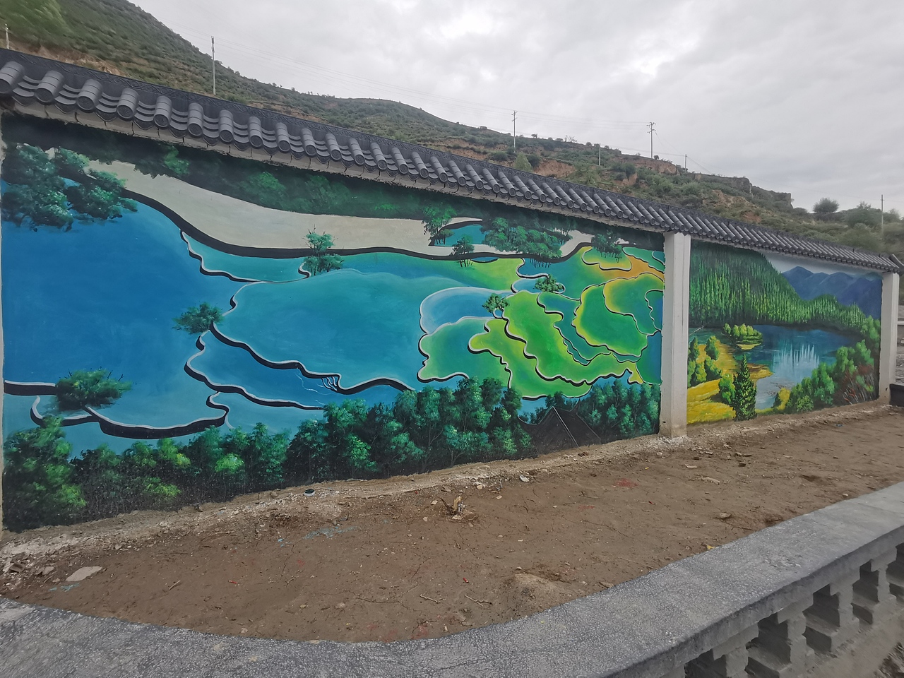 乡村振兴,新农村文化墙,乡村墙绘,农村文化墙,