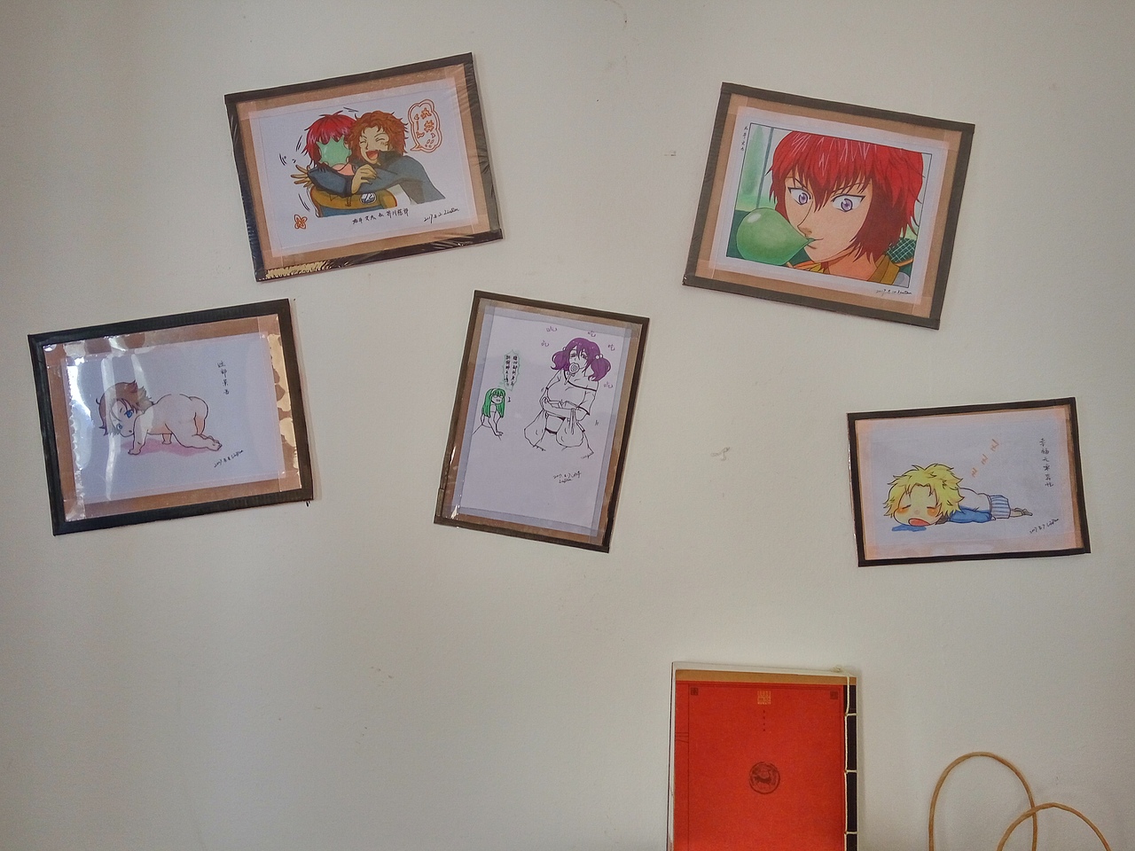 临摹小画， 装饰在墙上（图ZMTA0MDY2NzYw） - 其他手工艺 - 站酷设计师DDAzi原创素材 - 站酷ZCOOL