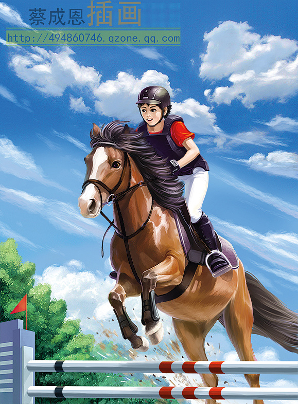 马儿|插画|商业插画|蔡成恩漫画 - 原创作品 - 站酷 (zcool)