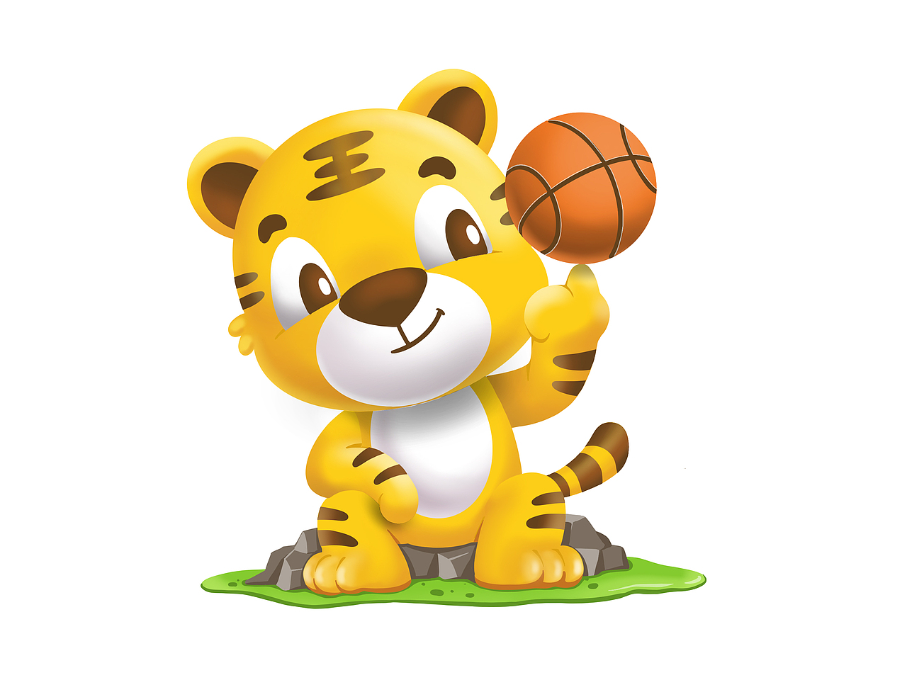 Sam原创小老虎IP形象设计