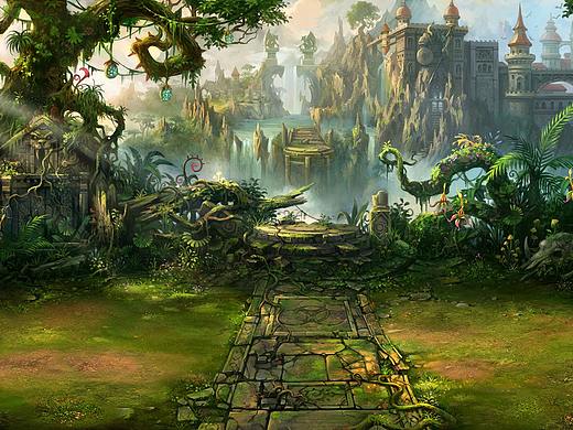 游戏战斗背景