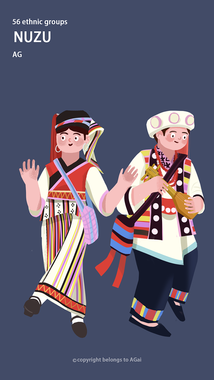 民族插画（三）（图ZMjAyOTQ3NjAw） - 艺术插画 - 站酷设计师啊盖桑原创素材 - 站酷ZCOOL