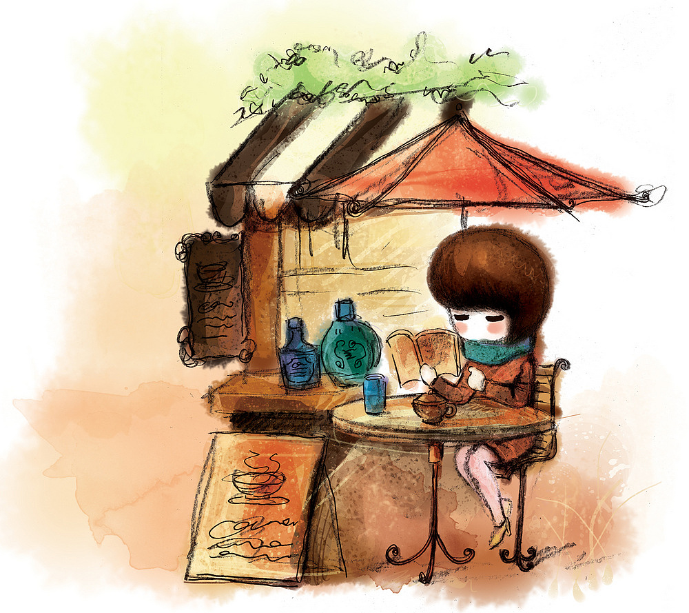 插画随笔（图ZMjc0MTg3MjQ=） - 商业插画 - 站酷设计师阿九2012原创素材 - 站酷ZCOOL