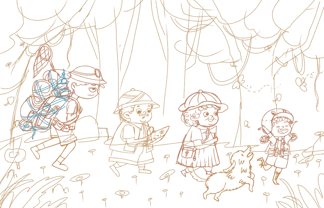 我们一起去探险吧！（图ZMzEzNzA5MTY0） - 儿童插画 - 站酷设计师洞洞幺li原创素材 - 站酷ZCOOL