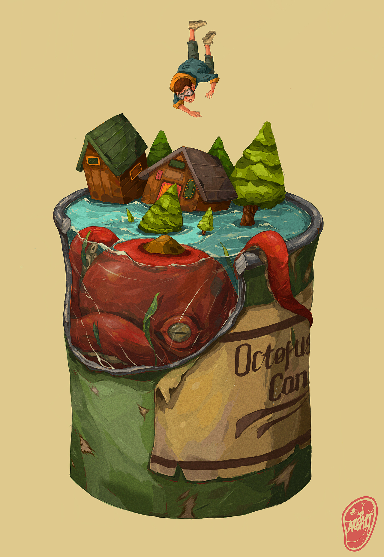 插画~（图ZMzgxNDQ4MDg=） - 商业插画 - 站酷设计师NOSALT原创素材 - 站酷ZCOOL