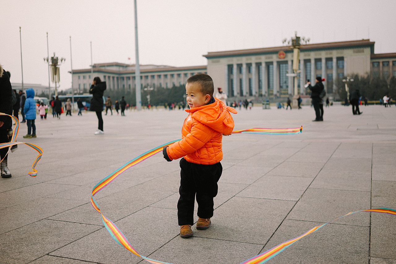 忆童年-天安门