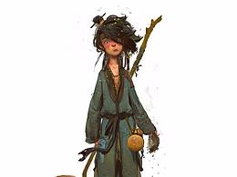 心绘CG — 焦杰峰《雷震子设定》