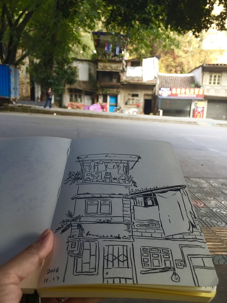 那些旧房子（图ZNjU2NjQ4NDg=） - 绘画 - 站酷设计师芥末小E原创素材 - 站酷ZCOOL