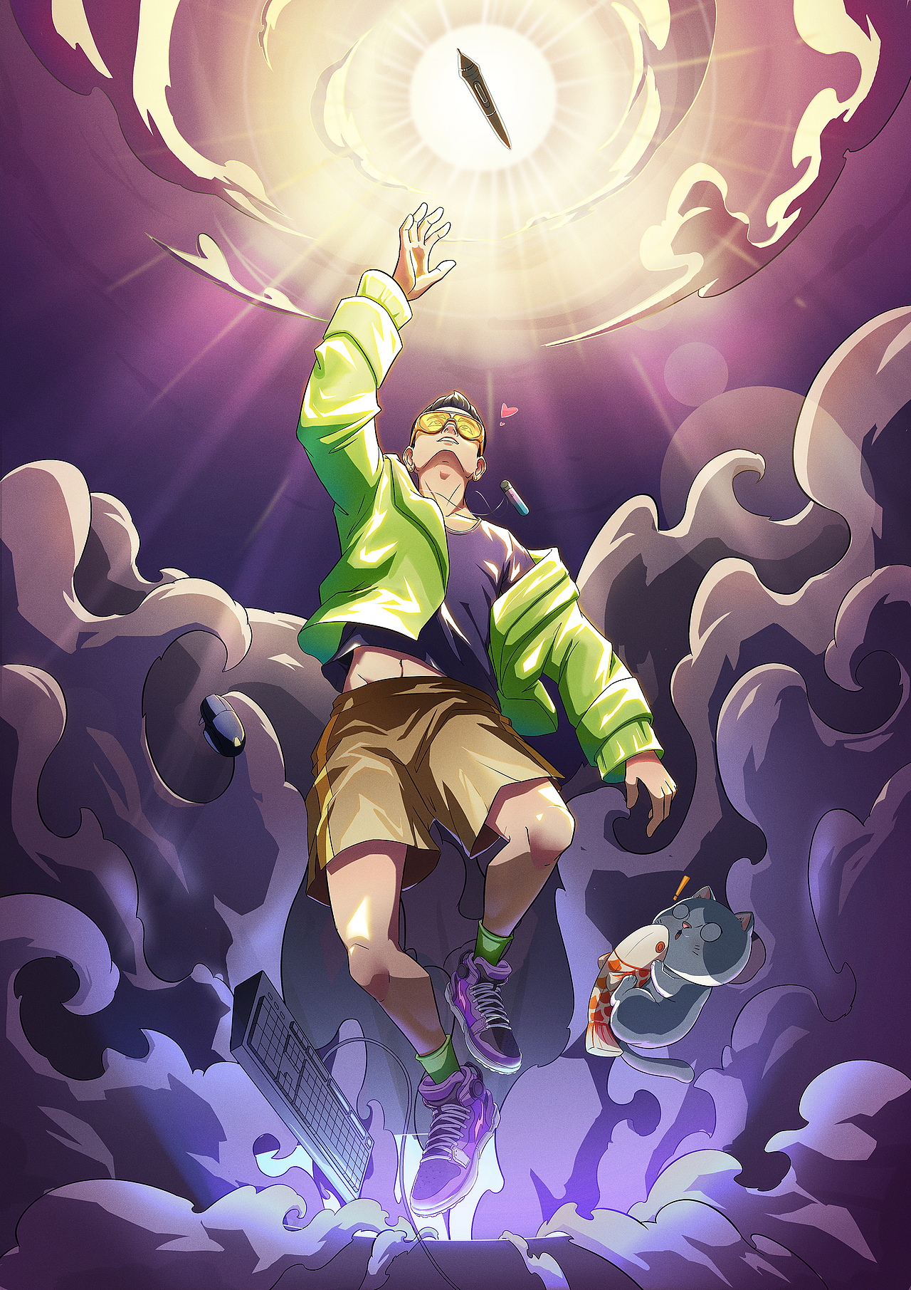 中二追梦（图ZMjcwMjUwMzgw） - 创作习作 - 站酷设计师Bone仔原创素材 - 站酷ZCOOL