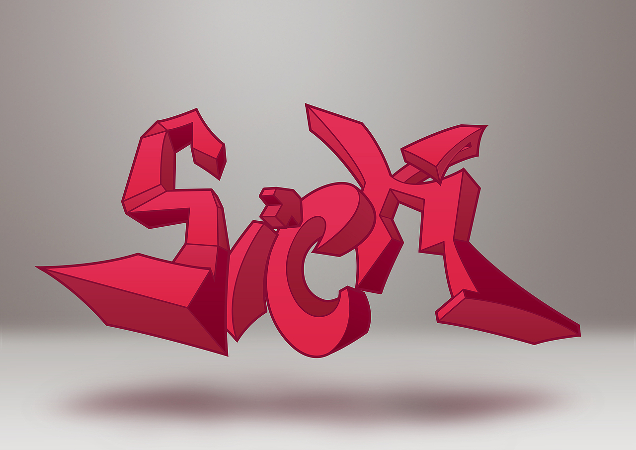 【大马蹄】涂鸦字体-SICK（图ZMTEyNTg5NTI=） - 新锐潮流插画 - 站酷设计师JUNG76原创素材 - 站酷ZCOOL