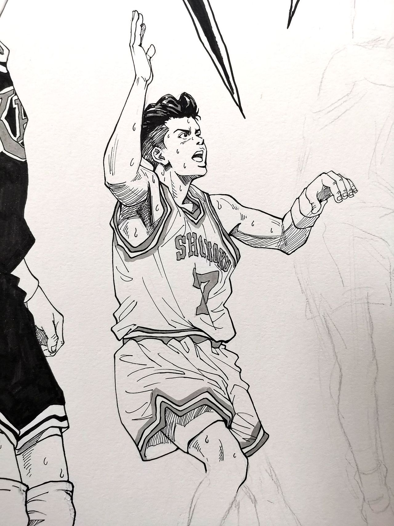 牧绅一“声东击西”精妙长传