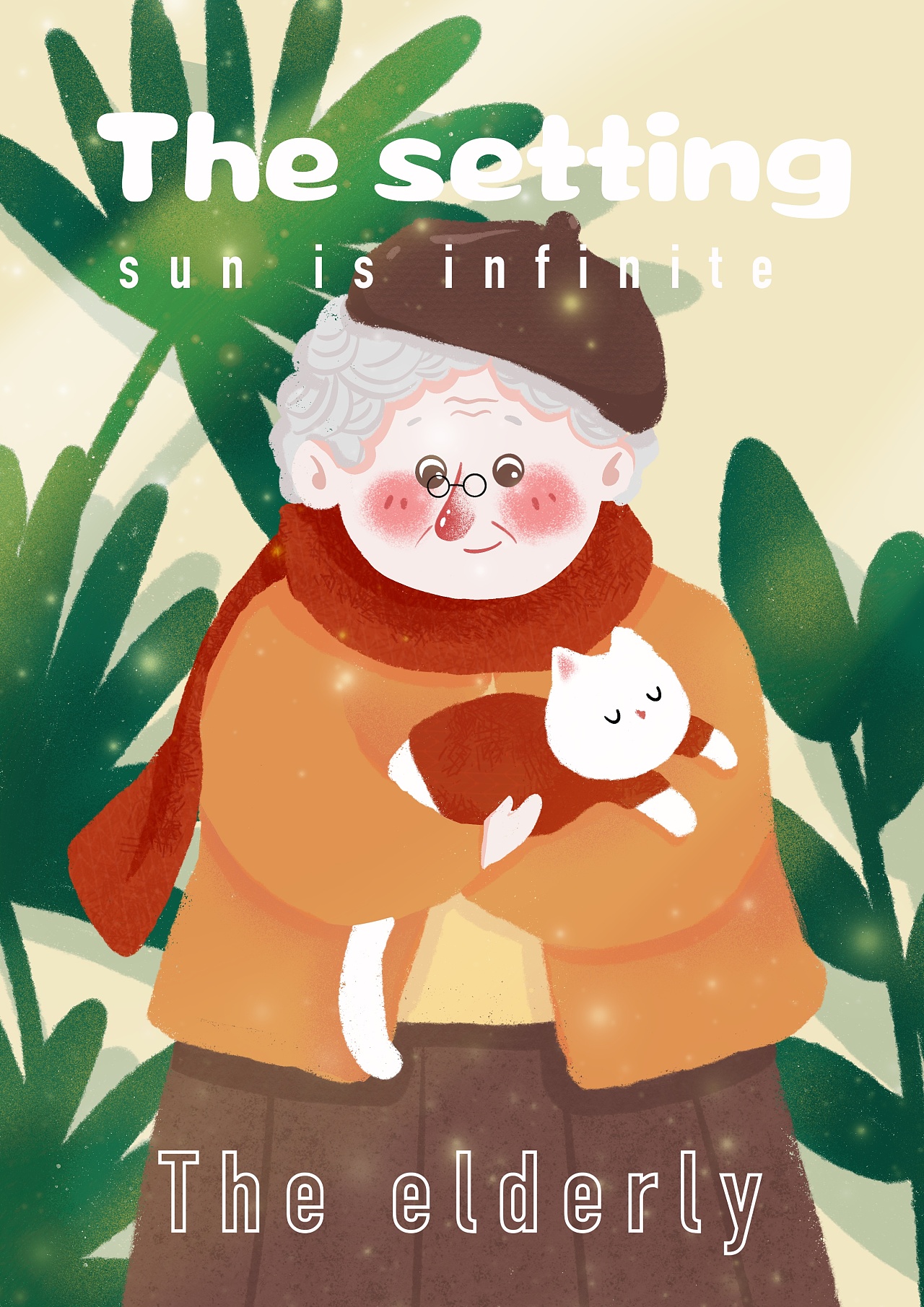 儿插—老奶奶|插画|儿童插画|鹤一一 - 原创作品 - 站酷 (zcool)