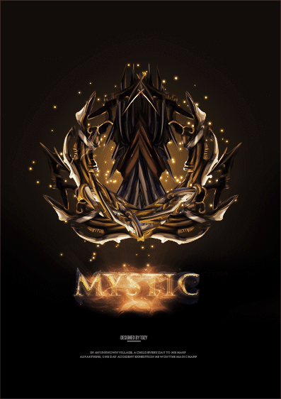 百图斩之SLOGAN 设计：MYSTIC，GO ON ！！！（第九十八斩）（图ZMzUxNzY3NDQ=） - 游戏UI - 站酷设计师tdzy原创素材 - 站酷ZCOOL