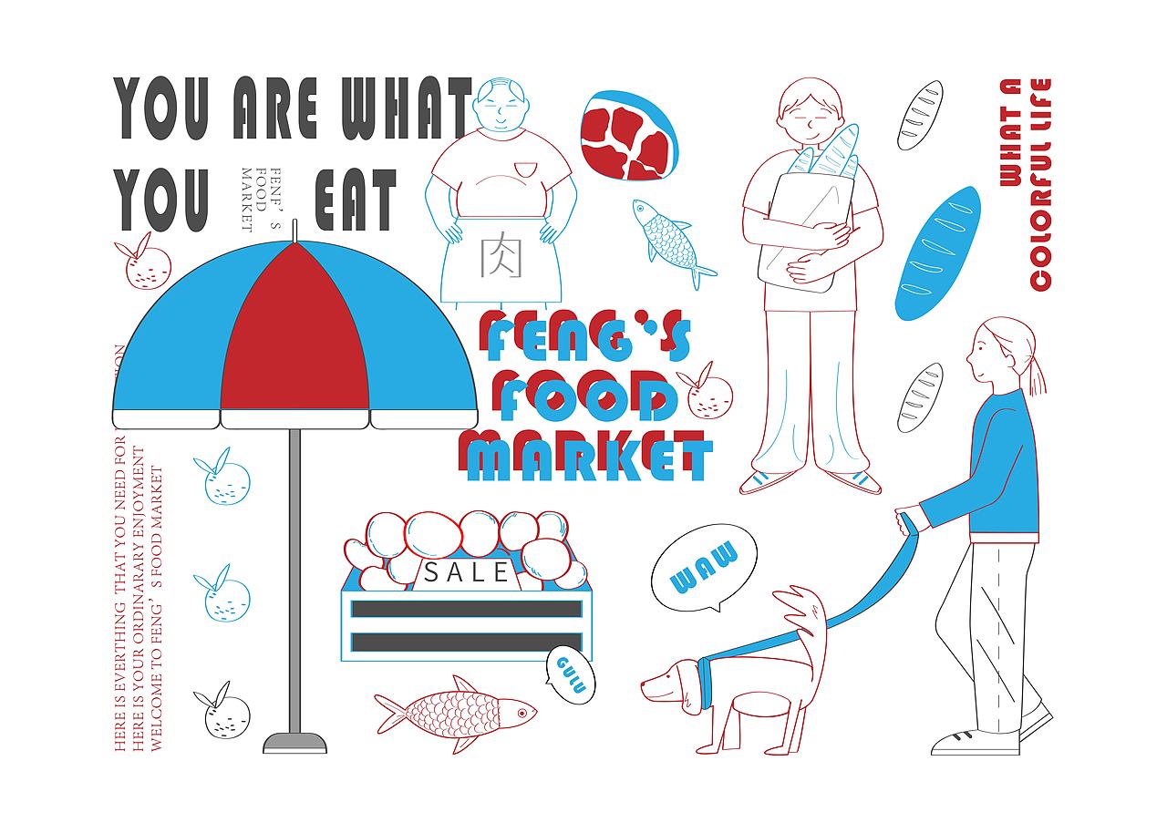 FOOD MARKET（图ZMjA3MzU3MDgw） - 创作习作 - 站酷设计师辛加风风风原创素材 - 站酷ZCOOL