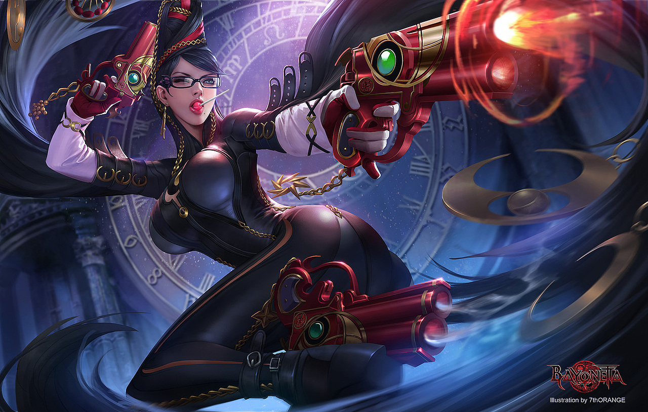 《贝优妮塔》同人插图步骤及创作过程