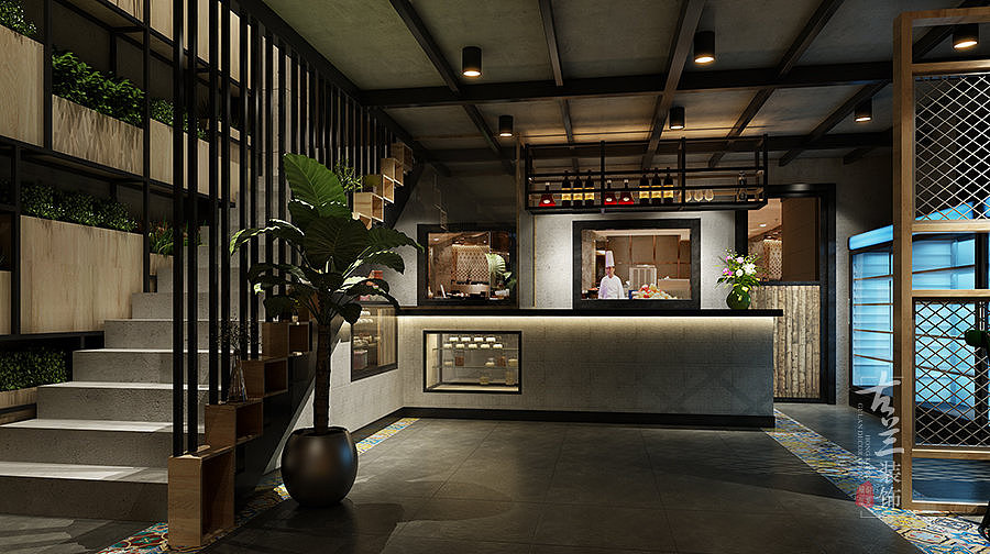 《川魂冒菜餐厅设计》-自贡特色餐厅设计|自贡