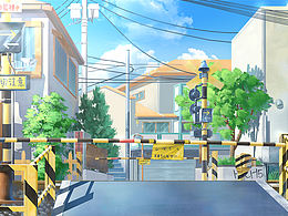日系場(chǎng)景——電車(chē)站