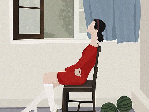 人物 插畫 扁平（個(gè)人主頁-ZNTU1NjE5MzY=） - 商業(yè)插畫 - 站酷設(shè)計(jì)師插畫師關(guān)耳原創(chuàng)素材 - 站酷ZCOOL