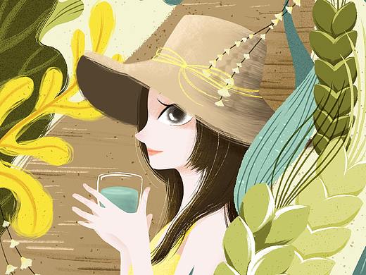 节气插画 · 夏天到来de过程