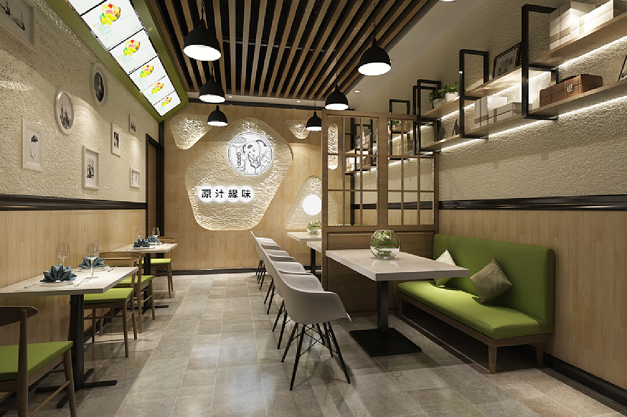 陕西专业米线店装修设计|空间|家装设计|无量餐饮设计 - 原创作品 - 站酷 (ZCOOL)