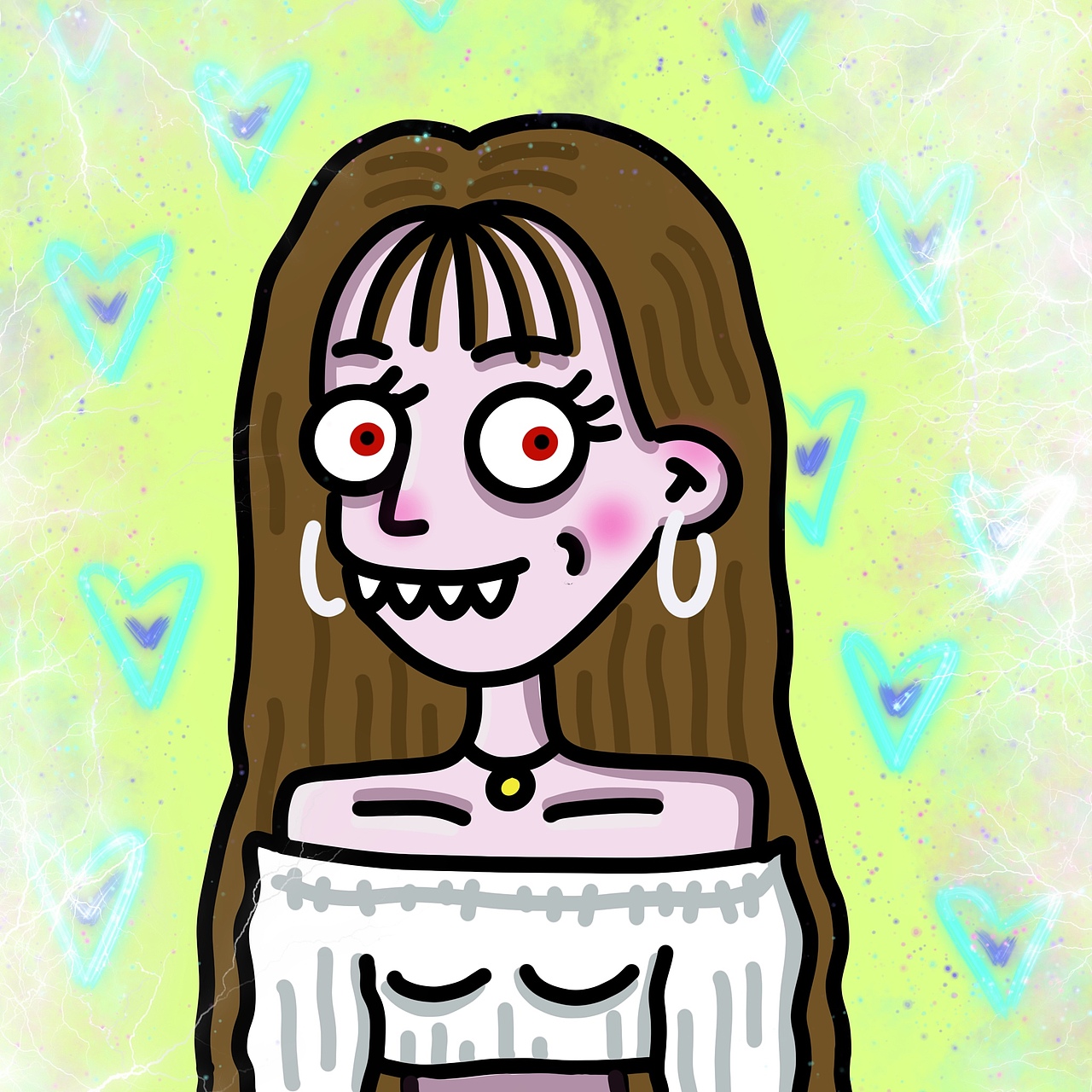 《红眼病百人斩斩斩》（图ZMjcxOTE0OTYw） - 艺术插画 - 站酷设计师毛毛毛毛密密麻麻原创素材 - 站酷ZCOOL