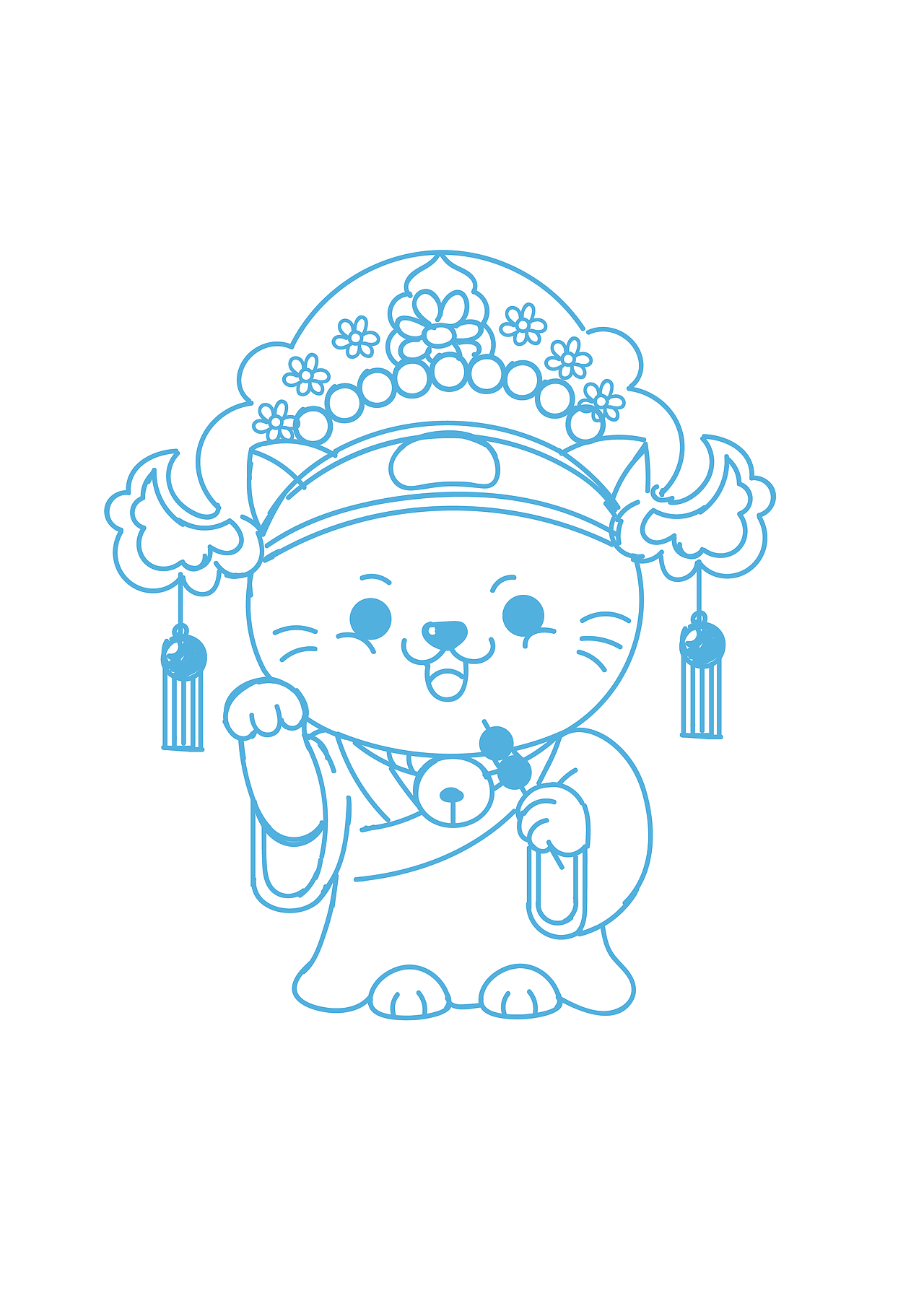 招财猫（图ZMTE0Mjk0NzUy） - 商业插画 - 站酷设计师山狐小妖原创素材 - 站酷ZCOOL