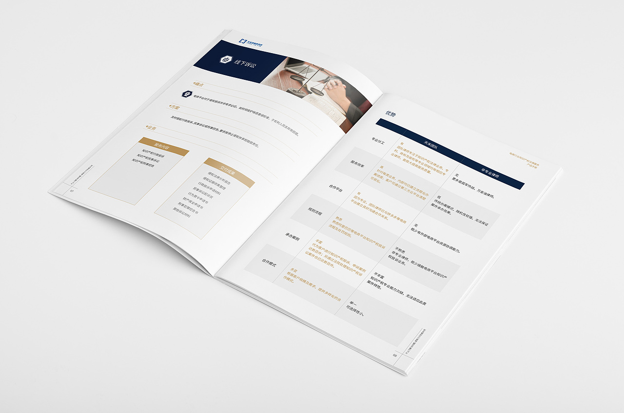 法律服务产品手册 产品宣传册 服务手册 产品画册设计（图ZMzE4NDk5OTMy） - 书籍/画册 - 站酷设计师吉文品牌设计原创素材 - 站酷ZCOOL