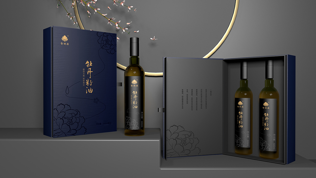 箱盒汇 | 主创：牡丹籽油包装设计