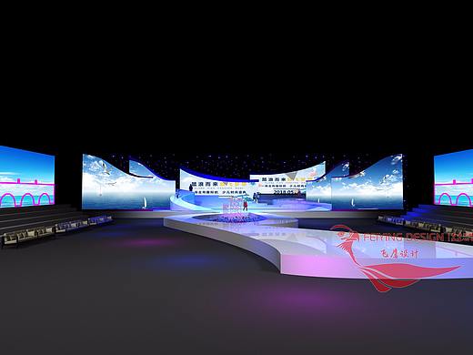 环球少儿时装周 世界就在你脚下 舞美设计效果图