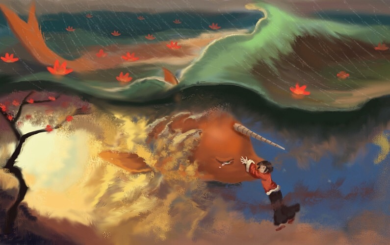 大鱼海棠手绘（图ZNTU2NDM0ODQ=） - 其他 - 站酷设计师亲爱的宋原创素材 - 站酷ZCOOL