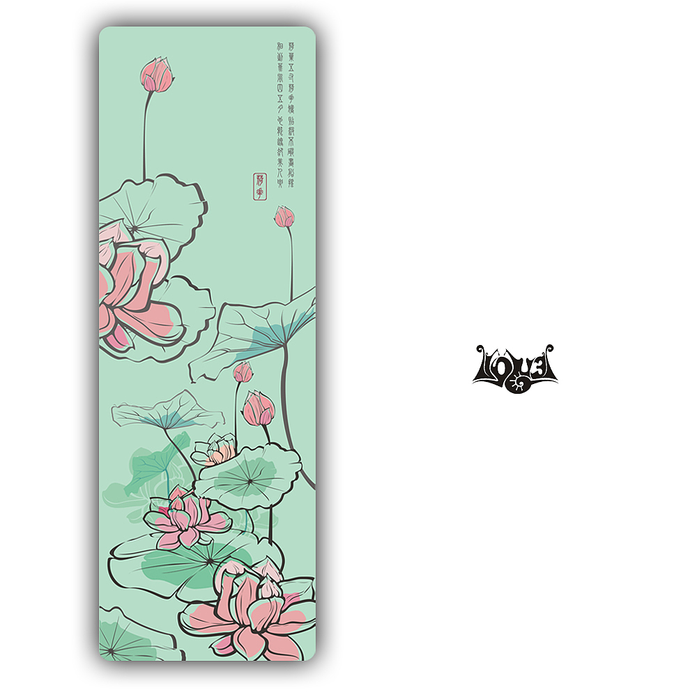 十月总结·瑜伽垫图案设计稿