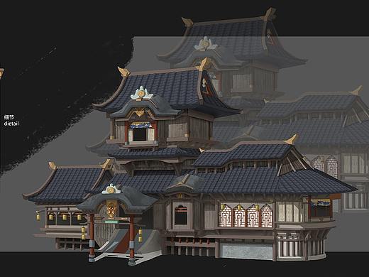 中国风日风建筑设计