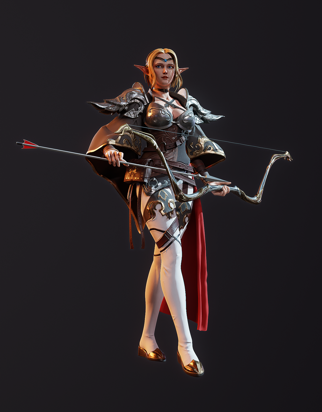 一只女射手（图ZMjg4MjI0OTIw） - 人物/生物 - 站酷设计师勇者miao原创素材 - 站酷ZCOOL