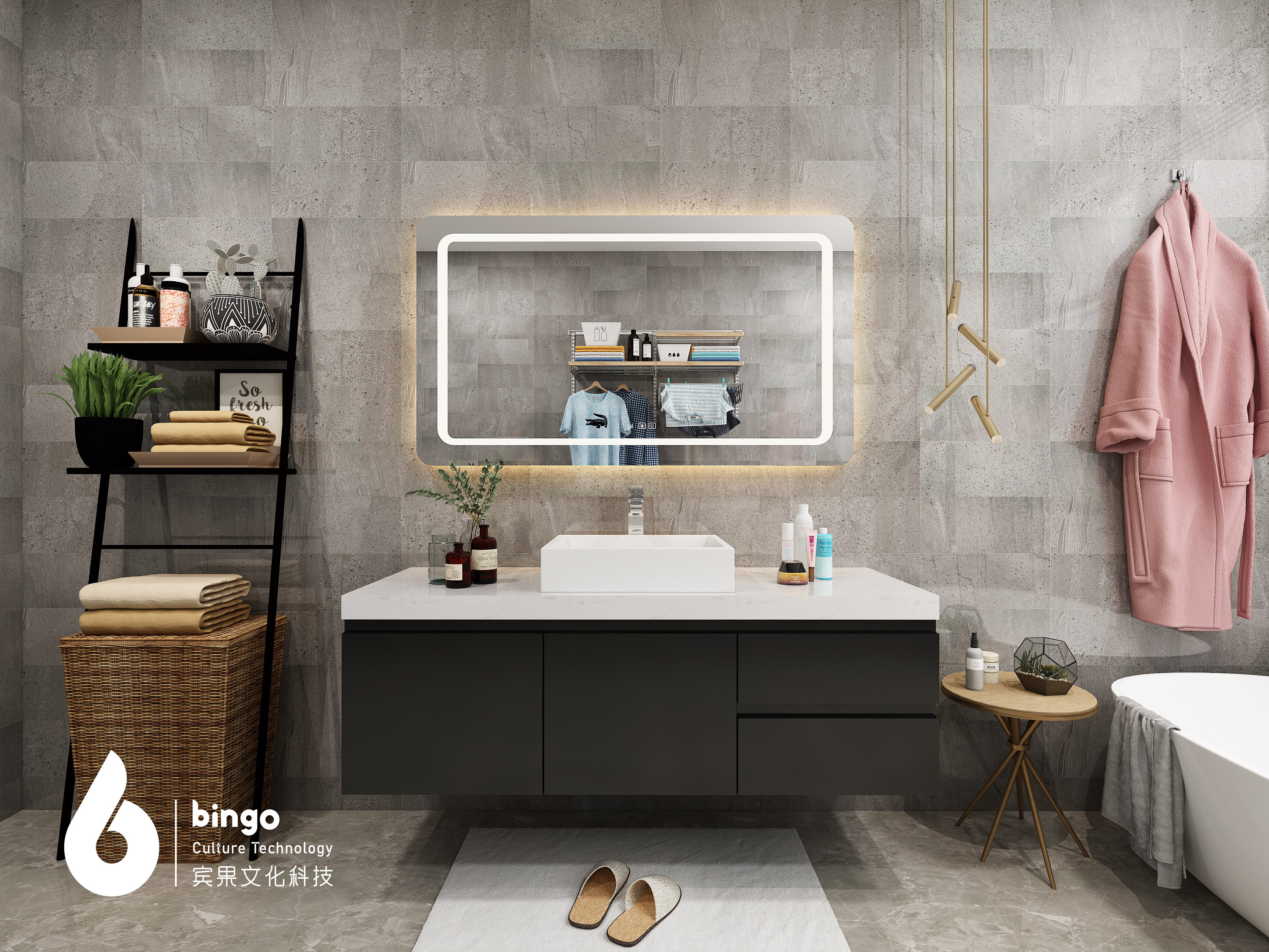 一套浴室柜产品表现|空间|室内设计|leesunDesign - 原创作品 - 站酷 (ZCOOL)