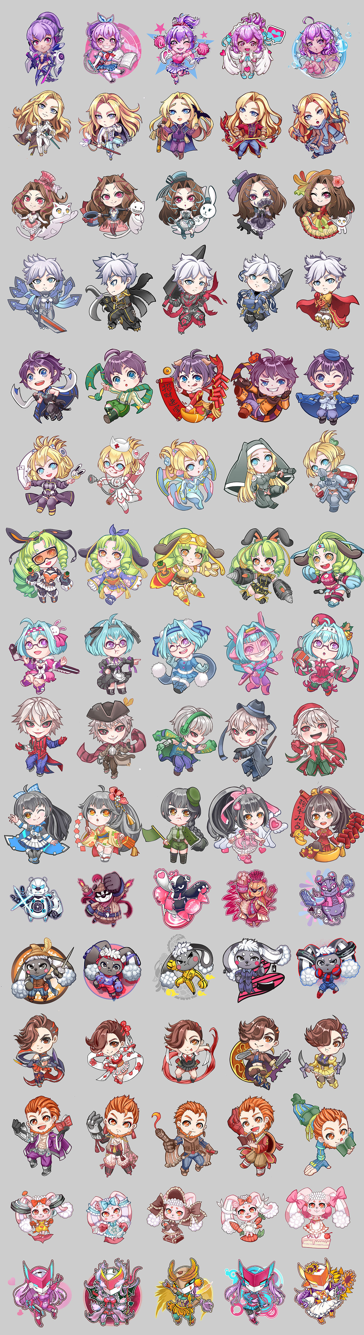 2017年的Q版作品