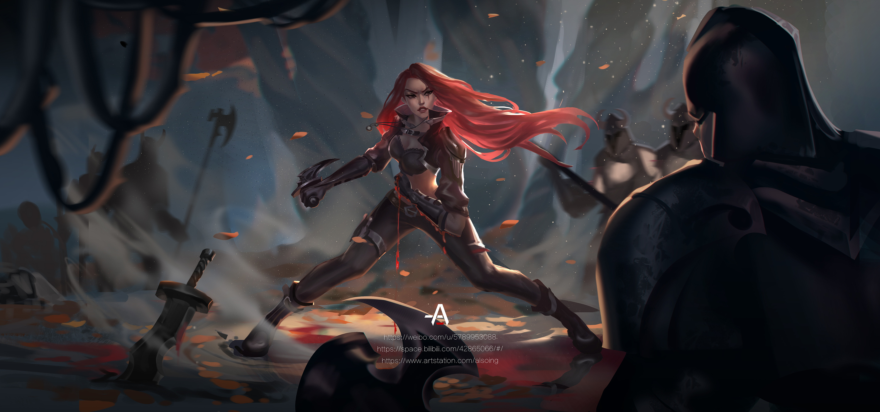 卡特琳娜同人|插画|商业插画|亦齐 - 原创作品 - 站酷 (zcool)