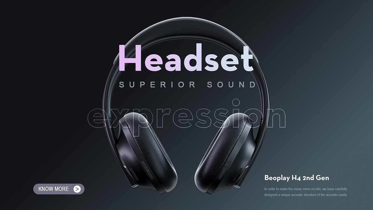 OC/头戴式耳机渲染