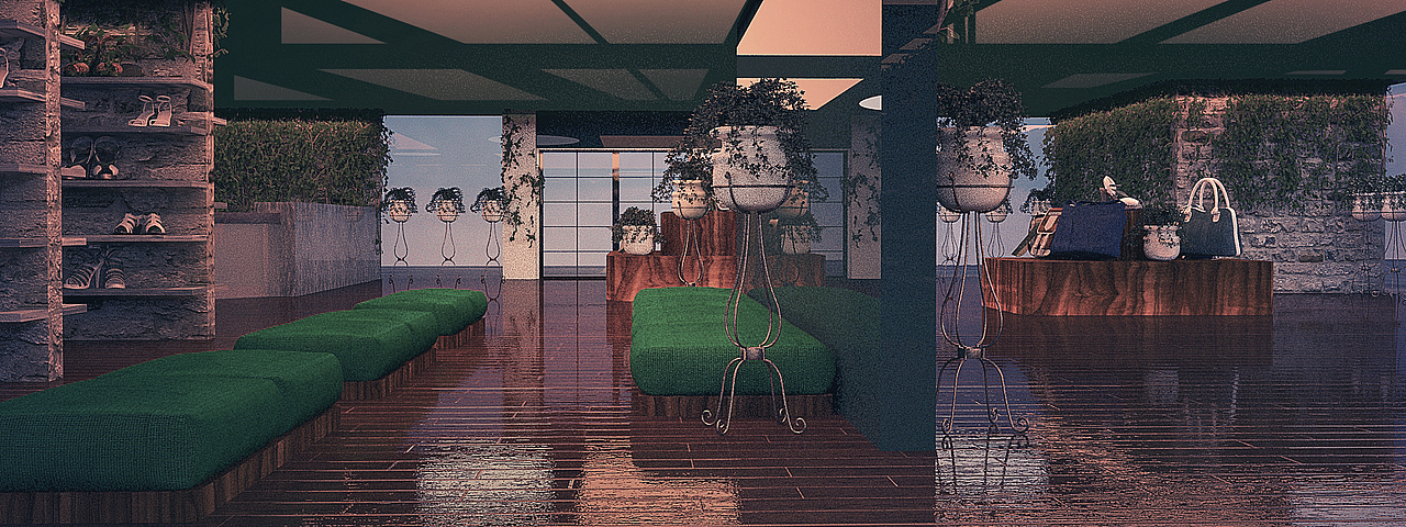 鞋包专卖店（图ZMTU2NTQ3MDU2） - 家装设计 - 站酷设计师猫念鱼原创素材 - 站酷ZCOOL