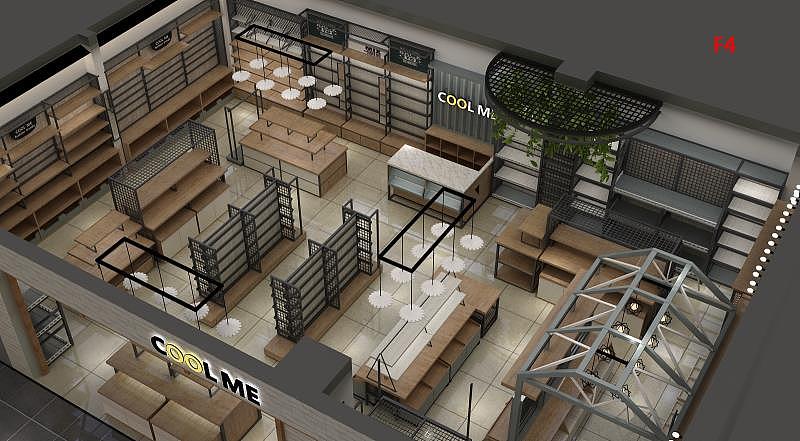 精品店货架, 精品店装修、精品店装修图,名创货架