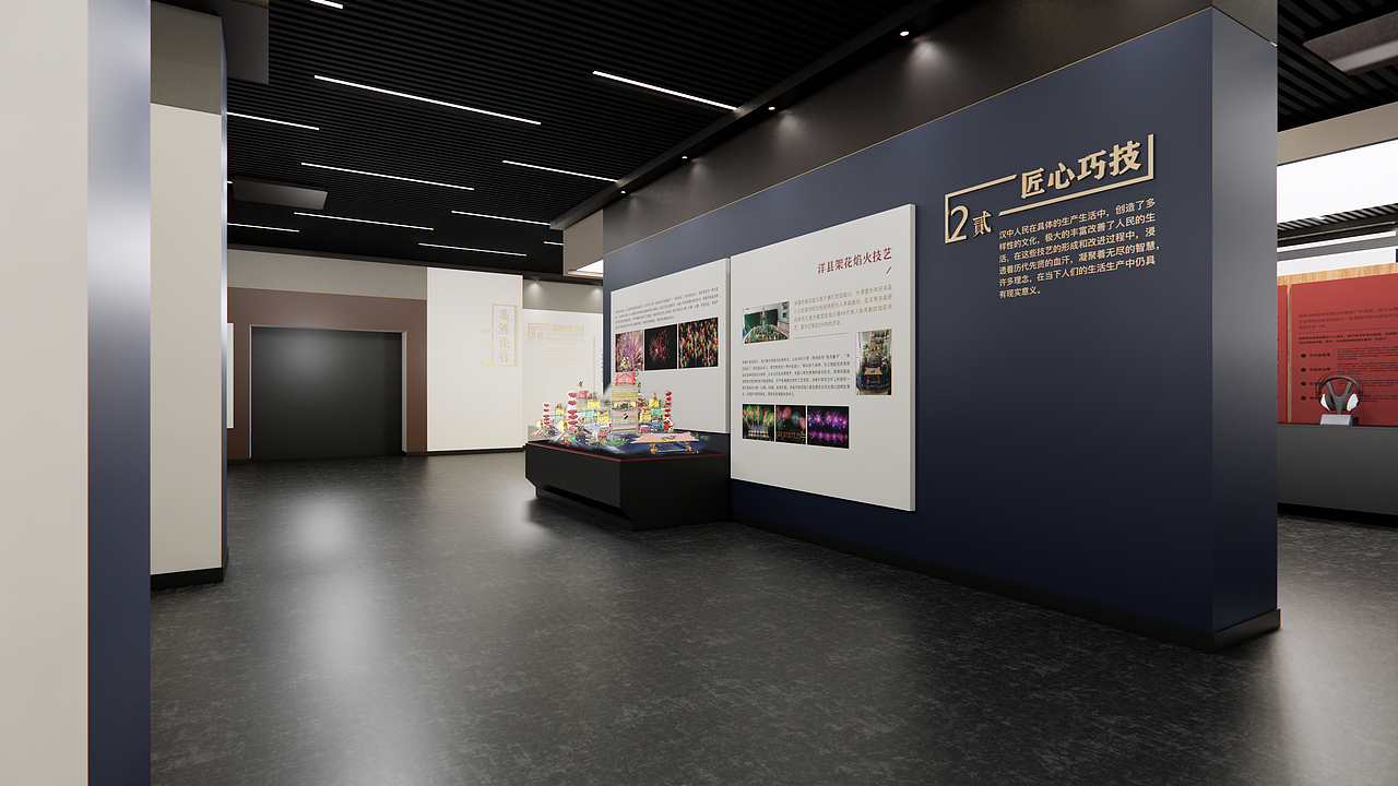 汉中市非物质文化遗产展厅（图ZMjA2NjIzODQ0） - 展陈设计 - 站酷设计师野猫上树原创素材 - 站酷ZCOOL